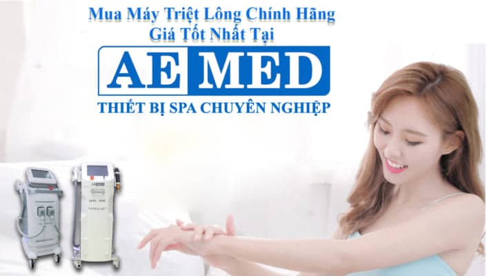 Mua máy triệt lông chính hãng giá tốt nhất tại AEMED 2