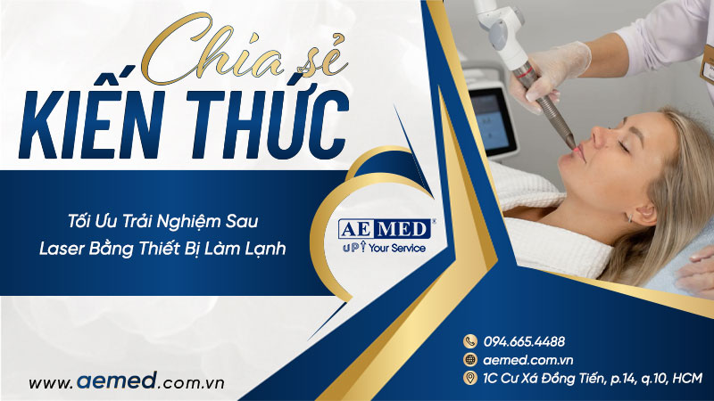 Tối ưu trải nghiệm sau laser bằng thiết bị làm lạnh 1