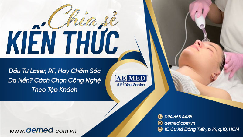 Đầu tư laser, RF, hay chăm sóc da nền? Cách chọn công nghệ theo tệp khách 1
