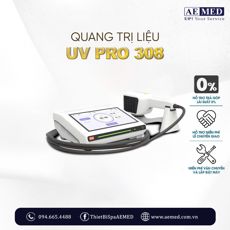 Máy quang trị liệu UVPRO 308 Máy quang trị liệu UVPRO 308